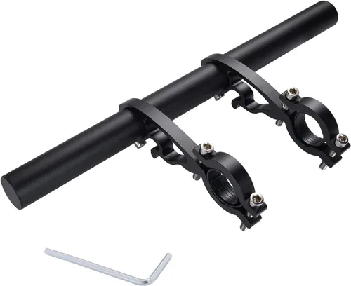 Vista 12 de Yizhet Extensor de manillar de bicicleta, extensión de manillar de bicicleta, ligero y duradero, soporte de manillar de bicicleta doble