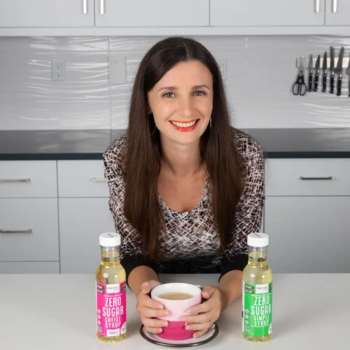Vista 6 de Wholesome Yum Jarabe Simple Keto - Jarabe Simple Sin Azúcar Para Adelgazar Con Fruta Monje Y Alulosa Líquida - Endulzante Natural Para Bebidas