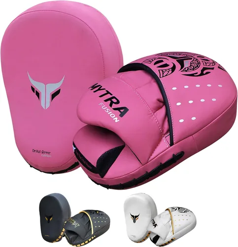 Vista 7 de Mytra Fusion Boxing Pads - Focus Mitts MMA Muay Thai Boxing Mitts for Kickboxing Training and Martial Arts