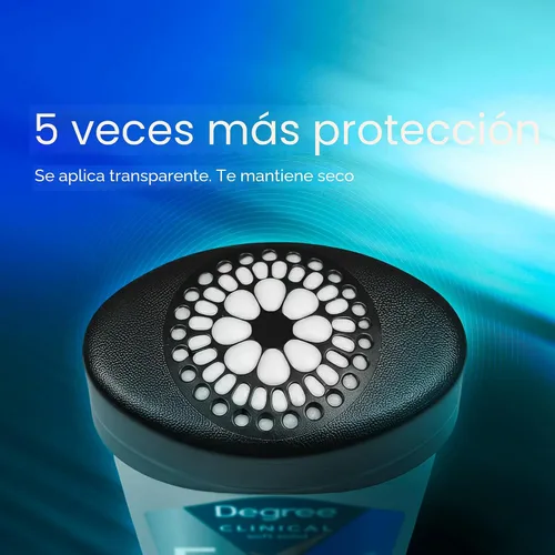 Vista 7 de Degree Desodorante Antitranspirante para Hombres Clean Protección de 72 Horas contra Sudor y Olor Antitranspirante de Fuerza de Prescripción