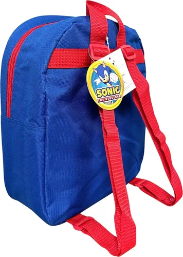 Vista 3 de Ruz Sonic The Hedgehog - Mochila escolar con licencia para niños de 12 pulgadas