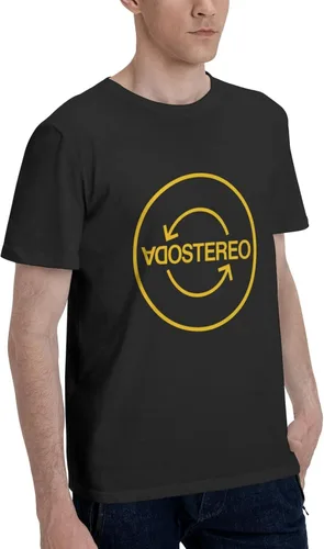 Vista 2 de Soda Stereo T Shirt Boys Casual Fashion Basic Short Sleeve Round Neckline Summer Tee Clothes
