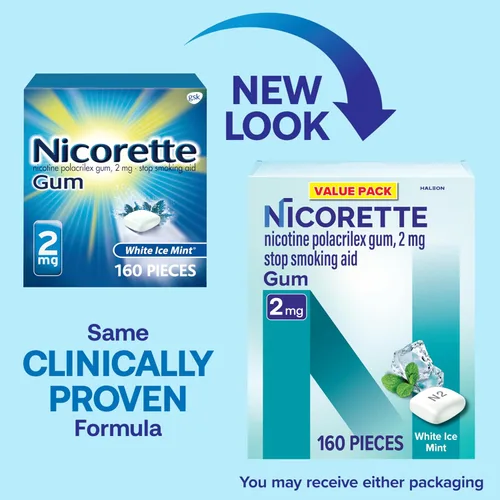 Vista 2 de Nicorette goma de mascar para dejar de fumar, 775025, 1, 1