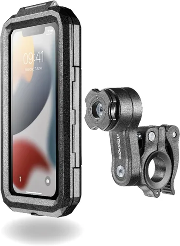 Vista 7 de Interphone, QUIKLOX - Funda para teléfono móvil iPhone 14 para motocicleta, bicicleta y automóvil, funda rígida universal impermeable con protección