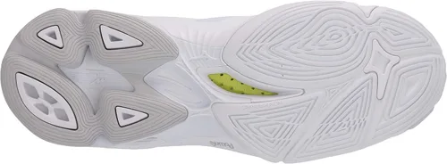 Vista 4 de Mizuno Wave Lightning Z6 - Zapatos de voleibol para mujer, Blanco