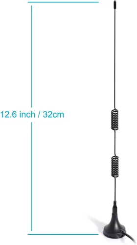 Vista 6 de Bingfu Antena de radio FM con base magnética, antena FM y antena de bucle AM para Pioneer Onkyo, Yamaha Marantz, radio digital HD para interiores