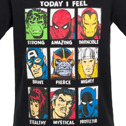 Vista 6 de Marvel Avengers Spider-Man Iron Man Thor 3 Pack T-Shirts Toddler to Big Kid