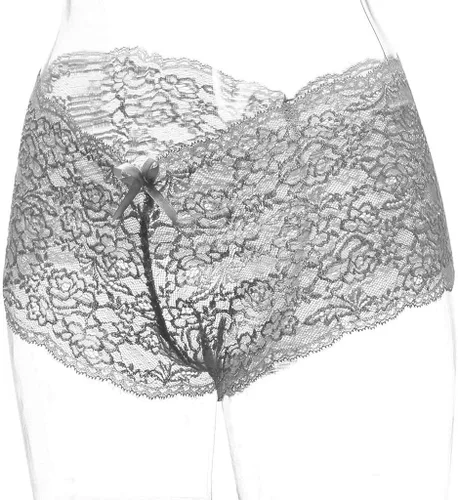 Vista 7 de RHWHOGLL Lencería de talla grande para mujer para sexo travieso sexy de encaje, pantalón corto hipster descarado, paquete de 6