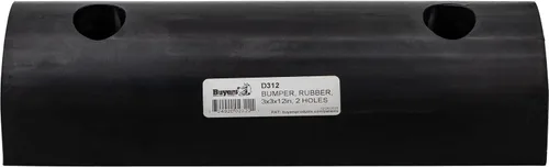 Vista 8 de Buyers Products D210 - Parachoques de goma extruida en forma de D, resistente, 2 agujeros, tamaño 2 x 2 x 10, alta resistencia al impacto