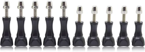 Vista 6 de Tornillos de pulgar: 3 largos y 3 cortos, compatibles con GoPro Hero 11-2 y más, negro