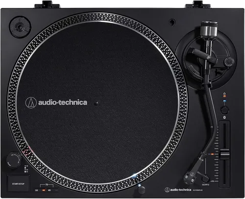Vista 3 de Audio-Technica AT-LP120XBT-USB-BK - Tocadiscos inalámbricos de accionamiento directo (analógico, inalámbrico y USB), totalmente manual, 3