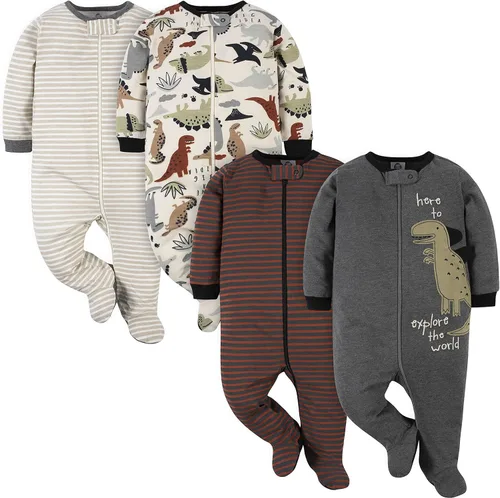 Vista 31 de Gerber Sleep 'n Play - Mamelucos para niños, paquete de 4