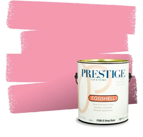Vista 48 de Prestige Paints Pintura exterior e imprimación en uno, 1 galón, plano, coincidencia comparable de Valspar* Amber Rose*