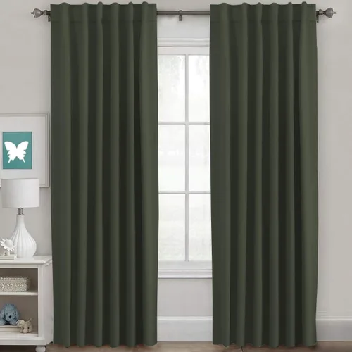 Vista 58 de H.VERSAILTEX Cortinas Opacas con Aislamiento Térmico, Paneles de Tratamiento de Ventanas que Oscurecen la Habitación, Cortinas Opacas para Sala
