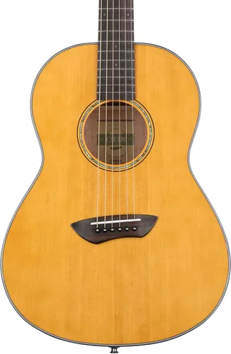 Vista 5 de Yamaha CSF3M TBS Guitarra Acústica All-Solid Tamaño Parlor, Old Violin Sunburst, Tobacco Brown Sunburst