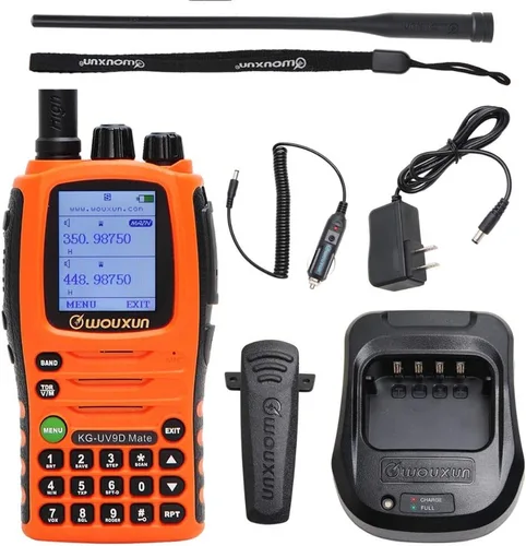 Vista 5 de Wouxun KG-UV9D Mate 7 Banda Aire Banda 10W Powerfrul 3200mAh Radio bidireccional