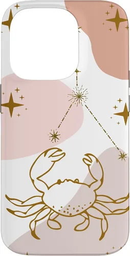 Vista 17 de Cancer Celestial Zodiac Sign Constellation Pastel Aesthetic Case for iPhone 17