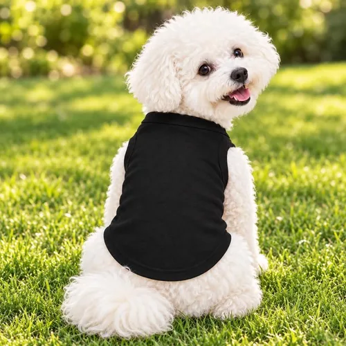 Vista 4 de Petitebella Camisa negra para perro cachorro (XS)
