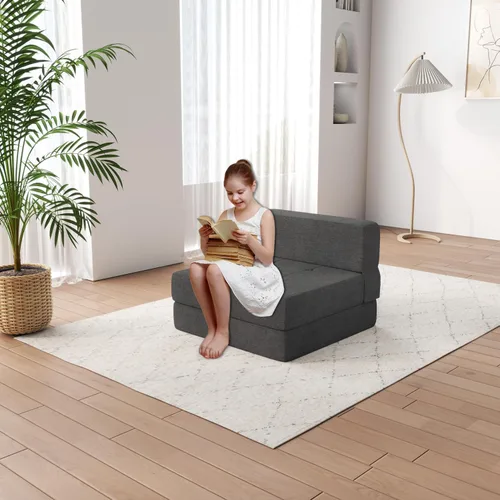 Vista 7 de ZeeFu Sofá cama plegable – Futón de espuma viscoelástica, cama convertible para sala de estar/dormitorio/invitados/oficina/caravanas/estudio