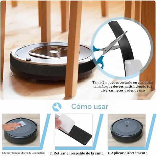 Vista 4 de Outus Protector de vacío robot protector de parachoques suave 4 piezas