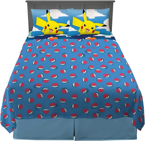Vista 38 de Franco - Juego de sábanas de microfibra súper suave para niños, tamaño matrimonial, Baby Shark