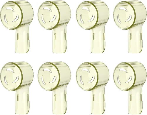Vista 6 de ASYH 8 cabezales de cepillo de dientes a prueba de polvo – Compatible con Oral B iO Series Pro 1000, 1500, 5000, 7500 cabezal de cepillo de dientes
