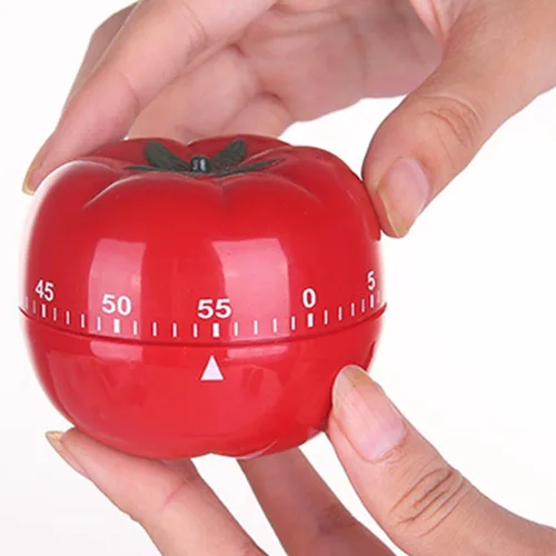 Vista 8 de Temporizador de cocina de 60 minutos, temporizador giratorio de 360 grados con forma de tomate, reloj de cocina de cocina, alarma portátil ruidosa