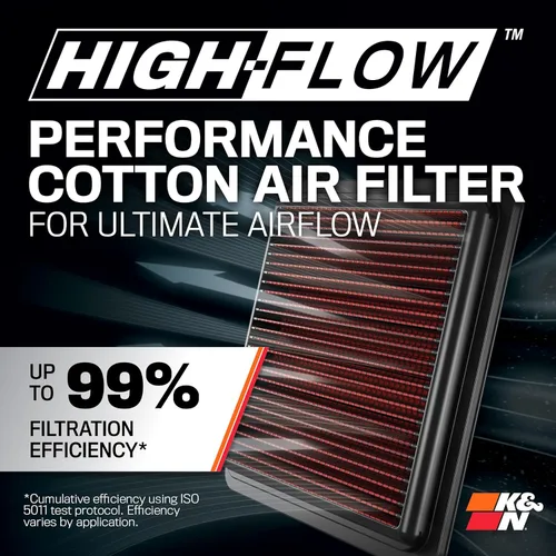 Vista 4 de K&N Sistema de admisión de aire frío: filtro de aire de alto flujo, aumento del rendimiento y aceleración: compatible con Chevrolet 2016-2020