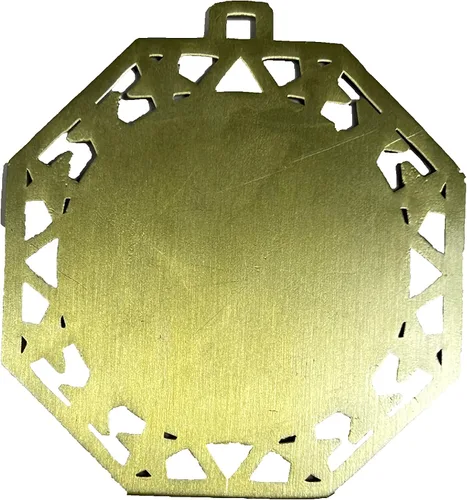 Vista 2 de Medallas Express Pack de 10 (o más) Medallas de oro EMDC con o sin personalización de grabado opcional