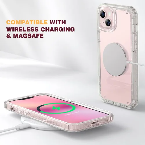 Vista 505 de DIACLARA - Funda transparente compatible con iPhone XR 6.1 pulgadas 2018