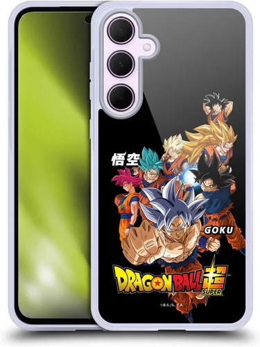 Vista 225 de Head Case Designs Funda de gel con licencia oficial de Dragon Ball Super Group Future Trunks Arc Characters [protección de grado militar] compatible