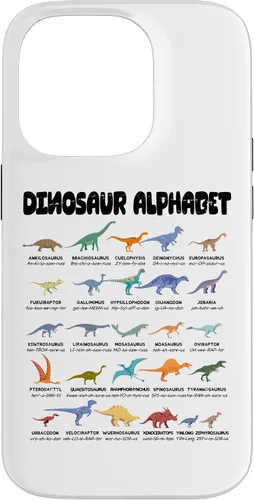 Vista 17 de iPhone 16 Alfabeto de dinosaurio - Tipos de dinosaurios - Estuche de identificación de dinosaurios
