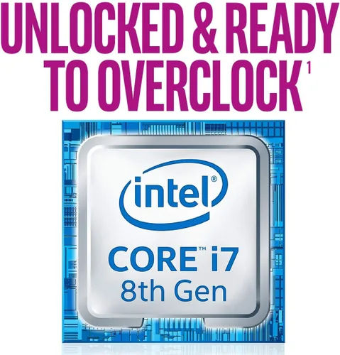 Vista 2 de Intel Core 8º generación procesador