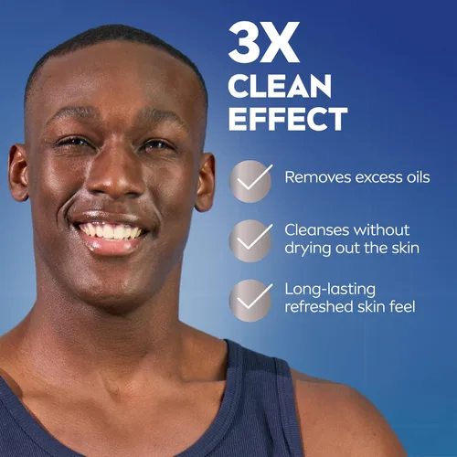 Vista 5 de NIVEA MEN Loción facial de máxima hidratación, loción facial con protector solar SPF 15 de amplio espectro para hombres, paquete de 4 tubos de 2.5