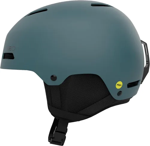 Vista 6 de Giro Ledge MIPS - Casco de nieve (Combo) Matte Trail Green - Polvo de nube verde