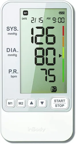 Vista 2 de InBody at-Home - Monitor automático de presión arterial BP170 - Monitor de presión arterial alta con brazalete de un solo toque, para uso doméstico