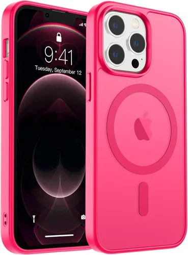 Vista 432 de zapica Funda magnética para iPhone Air, con protector de pantalla de vidrio templado, compatible con MagSafe, translúcida mate, a prueba de golpes