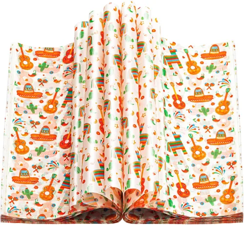 Vista 9 de 100 piezas de hojas de papel encerado de regreso a la escuela para alimentos, papel encerado para envoltorios de sándwiches de comida, envoltorios