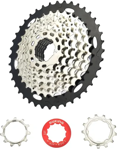 Vista 19 de CYSKY Casete de 11 velocidades 11-25T/11-28T/11-32T/11-36T/11-40T/11-42T/11-46T/11-50T/11-52T Compatible con Shimano/Sunrace/Sram Bike Freewheel