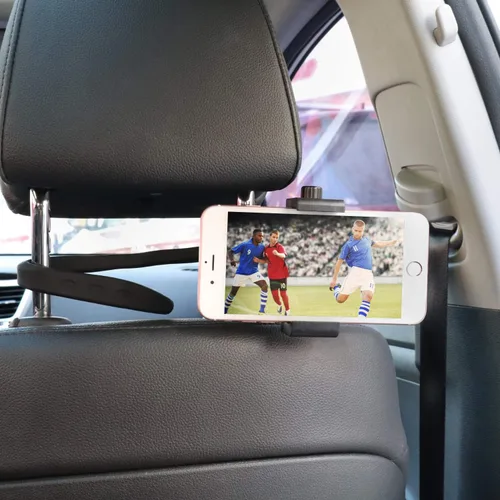 Vista 2 de iTODOS Soporte flexible portátil para teléfono celular para cinta de correr, bicicleta giratoria, cochecito, carrito de compras, cama, automóvil