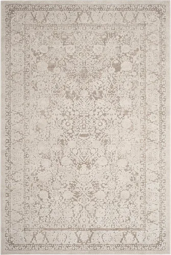 Vista 17 de SAFAVIEH Reflection Collection - Alfombra decorativa, 2 pies 3 pulgadas x 3 pies, color beige y crema, no desprende pelusa y es fácil de limpiar