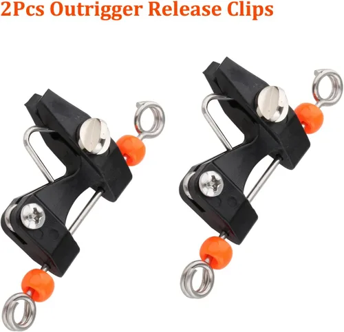 Vista 5 de Clips de liberación Outrigger Downrigger Clips para Trolling
