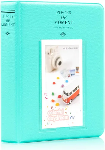 Vista 8 de Ablus - Álbum de fotos con 64 bolsillos para fotos instantáneas de cámaras Fujifilm Instax Mini 7s 8 8+ 9 25 26 50s 70 90 y letrero, pequeño