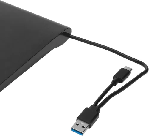 Vista 8 de Funda de unidad de DVD externa, USB3.0 tipo C caja de controlador externa compatible con 1.5Gbps SATA I/3.0Gb S SATA II, compatible con unidad SATA