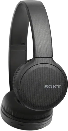 Vista 4 de Sony Auriculares inalámbricos WH-CH510: Auriculares inalámbricos Bluetooth con micrófono para llamadas telefónicas, color negro Batería de hasta
