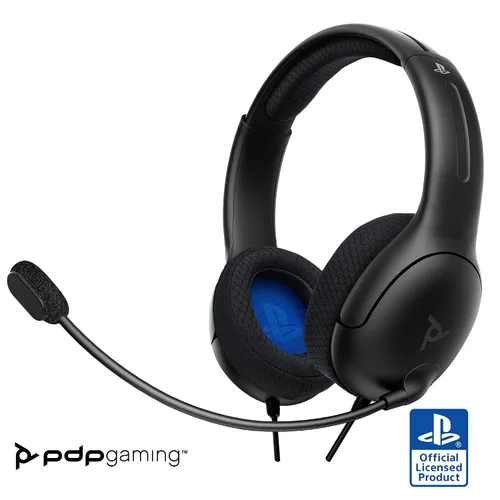 Vista 8 de PDP Gaming LVL40 Wired Stereo Headset With Noise Cancelling Microphone Black - PS5PS4