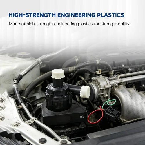 Vista 3 de Bomba de agua de refrigeración auxiliar con enchufe de repuesto para Jetta Golf Passat A3 Q3 TT 2004-2014