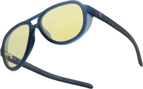Vista 3 de GUNNAR - Lentes de juego AlienwareRoswell Conspiracy Blue Amber Lens - Alivia el ojo seco y alivia el ojo seco