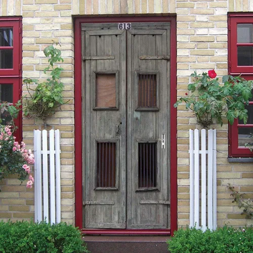 Vista 63 de Adhesivos 3D para puerta, murales para despegar y pegar, puerta de madera, papel tapiz autoadhesivo, extraíble, PVC, impermeable, póster para Puerta