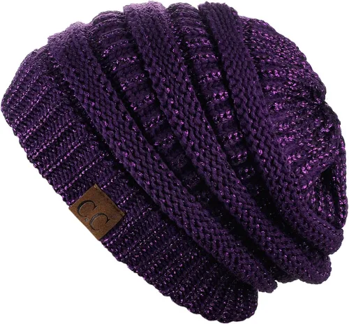 Vista 243 de C.C Trendy Warm Chunky Soft Stretch Cable Knit Beanie